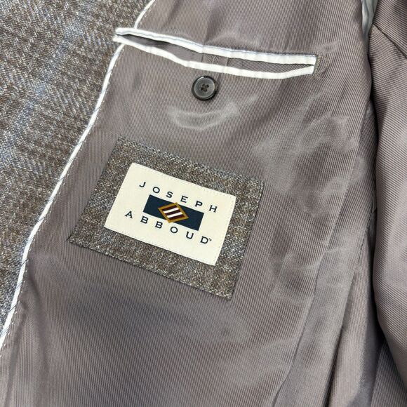 Joseph Abboud Men Ethomas Blazer Jacket Size 48 Reg Wool Silk Linen C055 -25 - Picture 7 of 16